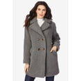 thumbnail image 6 of Roaman's Women's Plus Size Double Breasted Teddy Coat, 6 of 6