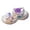 Purple, variant on Xijirk Girls Sandals,Kids Shoes Casual Flat Sandals Fashion Soft Sole Outdoor Beach Sandals for Daily Wear and Play Comfortable and Durable Design,Toddler Sandals,Purple,7-8 Years