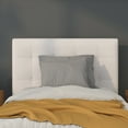 thumbnail image 3 of Flash Furniture Lennox Tufted Upholstered Twin Size Headboard in White Vinyl, 3 of 11