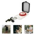 thumbnail image 2 of FRCOLOR Raindrops 2pcs Navigation Compass for Hiking Orienteering and Survival with High Tool for Backpacking Emergency Use, 2 of 8