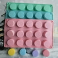 thumbnail image 2 of Cake Mold  Column Shape Reusable Convenient Demoulding 15 Holes Silicone Cake Mold Baking Tool for Gifts, 2 of 8