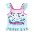 thumbnail image 2 of Hello Kitty Sanrio UPF 50+ Bathing Suit Tankini and Bikini Bottom Swimsuit Set (Girls), Sizes 4-6X, 2 of 7