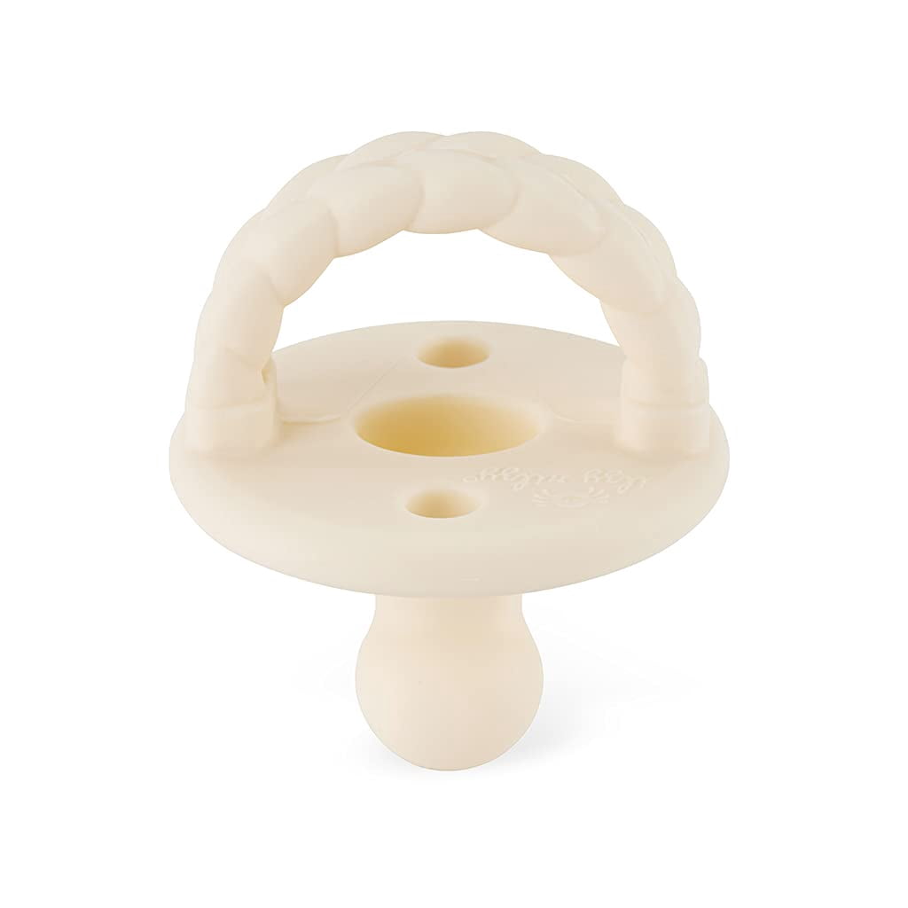 Itzy Ritzy Orthodontic Silicone Pacifier - 0-6m Toast & Buttercream