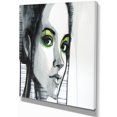 thumbnail image 2 of Design Art - Fille Illustrée Noire, 2 of 3