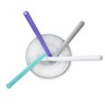 thumbnail image 3 of GoSili X-Long Straws, 4pk. Sea/Fog/Frost/Violet, 3 of 7