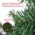thumbnail image 6 of Elf Stor 6ft Prelit Christmas Tree with 250 LED Lights and Metal Stand, 6 of 7