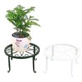 thumbnail image 4 of Estante blanco para plantas en maceta, juego de 3 soportes para macetas de hierro para interiores, estante de jardín de Metal duradero y antioxidante, 4 of 4