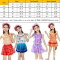 thumbnail image 5 of Girls Bathing Suits Two Piece Kids Swimsuits Summer Beach Swimwear 3-8Years, 5 of 5