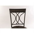 thumbnail image 3 of Hillsdale Furniture Kirkham Metal Counter Height Stool, Black Silver, 3 of 6