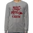 thumbnail image 2 of Hot Cocoa Crew Long Sleeve Shirt Unisex 3X-Large Grey, 2 of 5