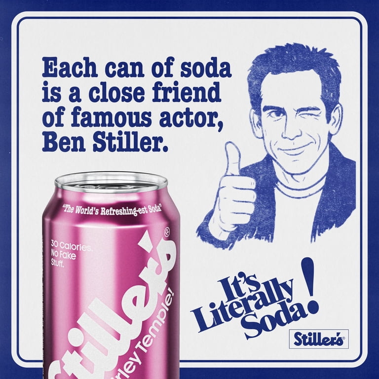 Stiller's Shirley Temple Natural Soda 12 fl oz Can - Walmart.com