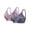 Pink, variant on Women's Everyday Bra Solid Color Plus Size Lace No Underwire Bra Adjustable Strap Push Up Patchwork Work Bra Purple Bra 46C, 2-Pack
