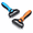 Blue+Orange, variant on Pet Grooming Brush, Double-Sided Dematting Comb and Undercoat Rake, Gentle Rounded Teeth, Shedding Control, Easy Clean, for Long Haired Pets