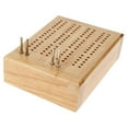 thumbnail image 5 of WE Games Wooden Travel Cribbage Board Game Set, 2 Track with Cards & Pegs, 5 inches, 5 of 10