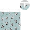 thumbnail image 5 of FREEAMG Panda Shower Curtain Waterproof Fabric Bath Curtain with Hooks for Bathtub Bathroom Decor, 60 x 72 Inch, 5 of 6