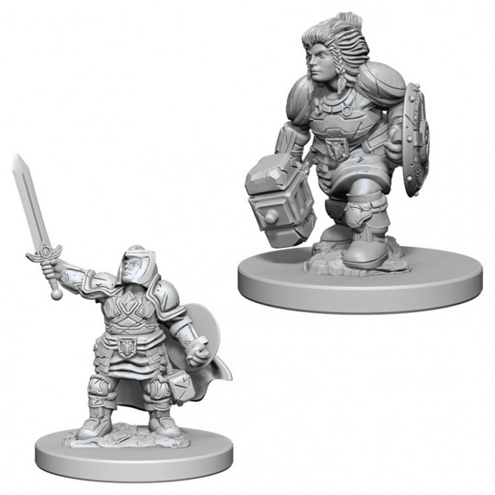 d&d dwarf paladin miniature
