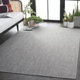 thumbnail image 3 of SAFAVIEH Beach House Jacinth Solid Indoor/Outdoor Area Rug, Gray, 8' x 10', 3 of 16
