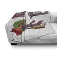 thumbnail image 2 of Sports Soft Flannel Fleece Throw Blanket, Baseball Mitt Ball Bat Hardball Supplies Exercise Team Various Classical Designs, Cozy Plush for Indoor and Outdoor Use, 50" x 60", Multicolor, by Ambesonne, 2 of 5