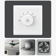 thumbnail image 3 of Controlador de ventilador de techo con montaje en superficie tipo 86, interruptores de control de ventilador de techo con 5 velocidades, 3 of 5
