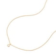 thumbnail image 3 of London Fine Jewelry 0.20 CTTW Natural Diamond Dainty Solitaire Bezel Necklace Prong Setting on 18" Extendable 14K Gold Chain (H Color, SI1-SI2 Clarity), 3 of 5