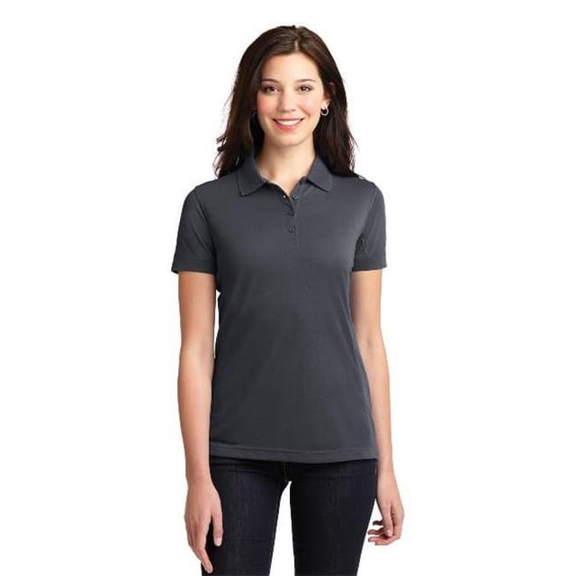 Discontinued Port Authority ® Ladies 5-In-1 Performance Pique Polo. L567 S Slate Grey