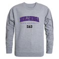 thumbnail image 1 of W Republic 562-420-HGY-03 Chandail en Molleton Col Rond pour Hommes Middle Georgia State Knights Papa, Gris Chiné - Large, 1 of 1