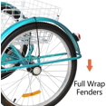 thumbnail image 5 of PEXMOR Durable Unisex Adult Tricycles, Steel, Green, 62.39 lb, 5 of 10