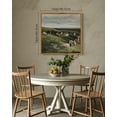 thumbnail image 3 of Drsoum Vintage Landscape Canvas Wall Art 16x16in Natural Framed Village Classic Wall Prints Modern Farmhouse Bedroom Hallways Kitchens Office Decor, 3 of 5