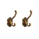 thumbnail image 1 of Percheros montados en la pared - Ganchos decorativos para toallas - Ganchos de pared de aluminio resistentes para colgar abrigos, - Paquete de 2 estilo vintage, 1 of 5