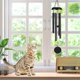 thumbnail image 4 of Outdoor Wind Chimes, 80cm Memorial Wind Chime Large Deep Tone, 5 Hollow Aluminum Tubes Pleasant Melody Retro Decor for Garden, Indoor, Yard, Home Deco, 4 of 5