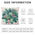 thumbnail image 5 of GOSMITH  Pillows for Couch Tropical Leaves Summer Palm Leaf Hawaii California Tree Jungle Pillows Cover Jungle Palm Leaves Oblong Cushion Cover Pillow with Zipper Soft Cozy for Bedroom, 5 of 5