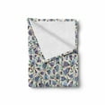 thumbnail image 2 of Cartoon Soft Flannel Fleece Throw Blanket, Feminine Natural Pattern Abstract Birds Flourishing Flowers and Leaves, Cozy Plush for Indoor and Outdoor Use, 50" x 60", Multicolor, by Ambesonne, 2 of 6