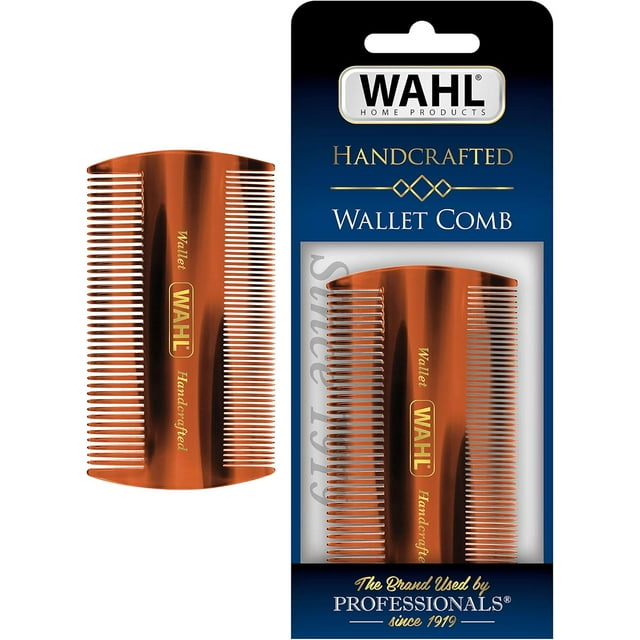Wahl Men's Beard/Hair Comb, Wallet,