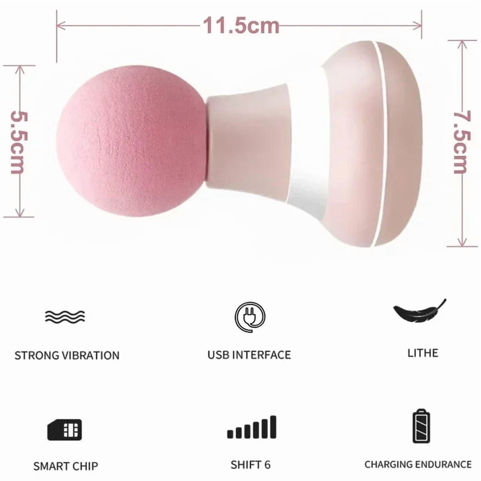 Mini Portable Massage Gun Deep Tissue Percussion Handheld Muscle Massager for Athletes Body Back Pain Relief