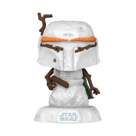 UPC: 0889698643344 | Funko Pop! Star Wars: Holiday – Boba Fett Snowman Vinyl Bobblehead