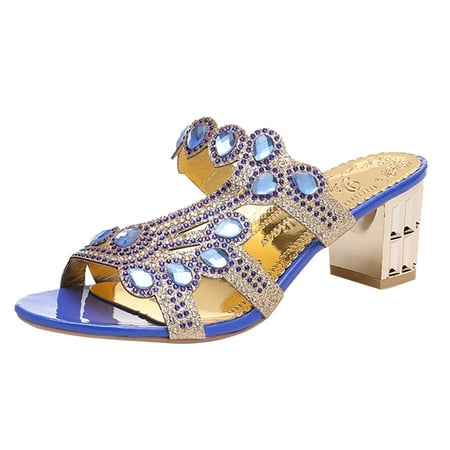 

noarlalf sandals for women dressy summer women s ladies bohemia thick roma slipper sandals peep toe casual shoes womens sandals