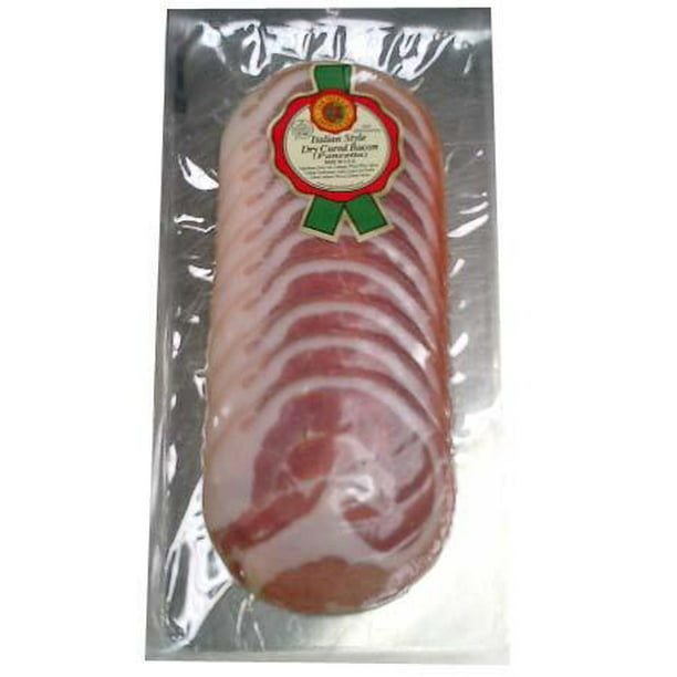 Pancetta, Dry Cured Bacon, Sliced, 3oz