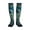 2 Black-2, variant on Artistic Turtle Earth Compression Socks for Women and Men 20-30mmHg-Circulation Support Socks Knee High Nurse Pregnant Running Medical and Travel Athletic
