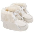 thumbnail image 1 of Uggs blancos de invierno cálidos para caminar con suela suave antideslizante tanto para hombres como para mujeres, 1 of 5