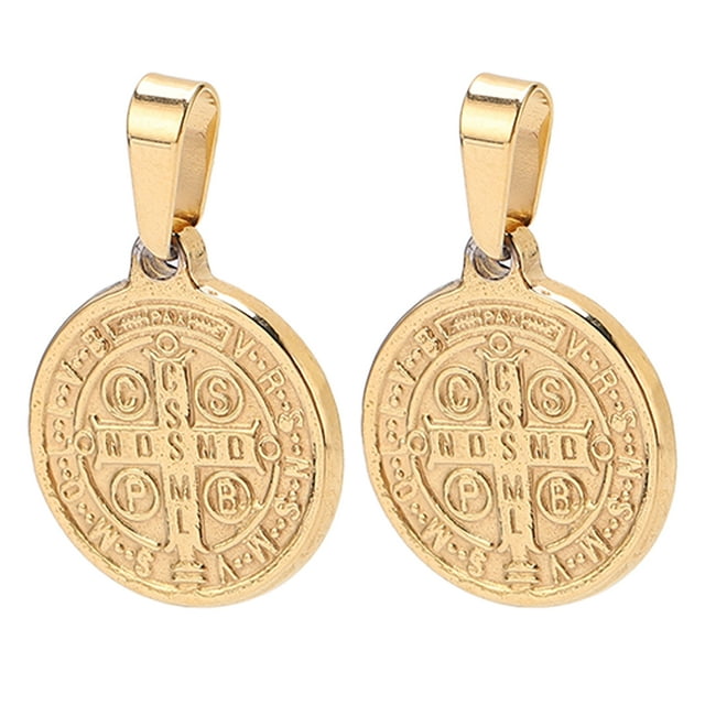 Colgante de San Benito, 2 piezas, colgante de San Benito, colgante de San Benito, colgante de San Benito, fabricado con precisión