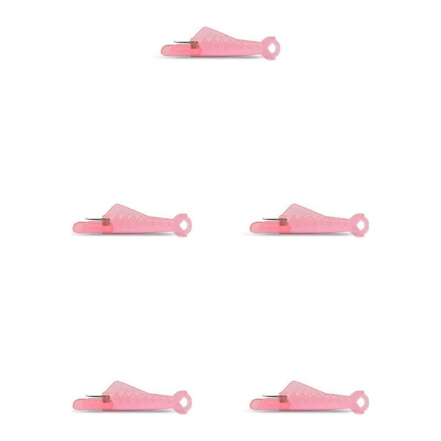 Youkk Needle Threader Embroidery Cross-stitch Guide Threading Tools Leather Leathercraft Fabric Handmade Pin Thread Insertion Pink 1PC 5Set