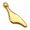 Gold, variant on Zinc Alloy Face Lifting Scraper with Roller Ball for Skin Firmness