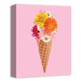 thumbnail image 2 of Creative Products Waffle Cone Flowers 11x14 Canvas Wall Art, 2 of 5