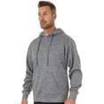 thumbnail image 2 of Mens Active Dri Fit Pullover Hoodie, GRAY, Size: M, Uzzi Active Wear, 2 of 3