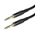 thumbnail image 2 of Monoprice Premier Series 1/4 Inch (TRS) Male to Male Cable Cord - 6 Feet- Black, 2 of 2