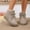 Beige, variant on Women's Slip on Ankle Boots, Fall Winter Round Toe Lace Up Flat Warm Fleece Lined Cotton Boots with Breathable Upper and Non Slip Sole, Cozy Winter Footwear for Cold Weather Daily Wear