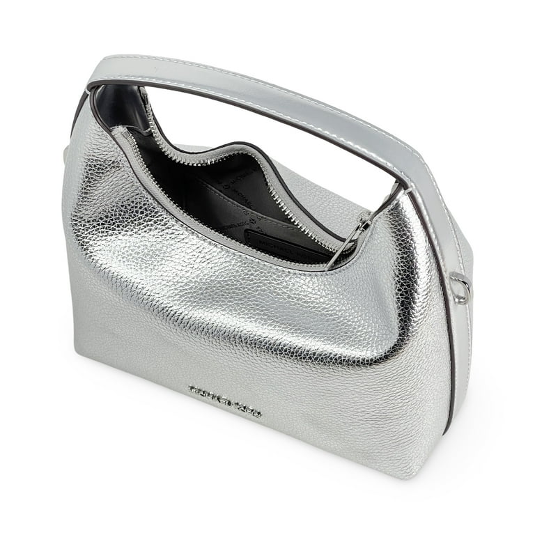 Michael Kors Women's Ember Small Pebbled Leather Top Zip Satchel