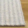 thumbnail image 3 of SAFAVIEH Manhattan Orlando Solid Runner Rug, Ivory/Grey, 2'3" x 8', 3 of 10