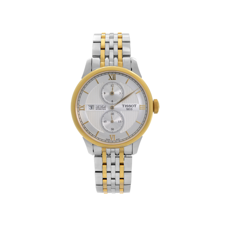 Tissot Le Locle 39mm Two Tone Steel Silver Automatic Watch T006.428.22.038.02