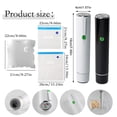 thumbnail image 3 of Compact Vacuum Sealer for Food Sealer - Handheld Portable Vacuum Sealer Machine for Food Storage, Rechargeable Food Vacuum Sealing for Travel Meal Prep, Gifts for Mom, Wife, Chef & Home, 3 of 6